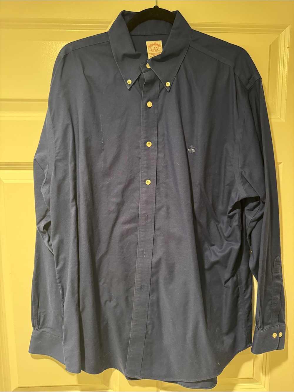 Brooks Brothers Dark Navy Button-Down Long Sleeve Shirt
